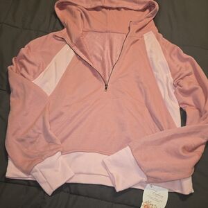 A Classy Chic Boutique Pink and Light Pink Hoodie